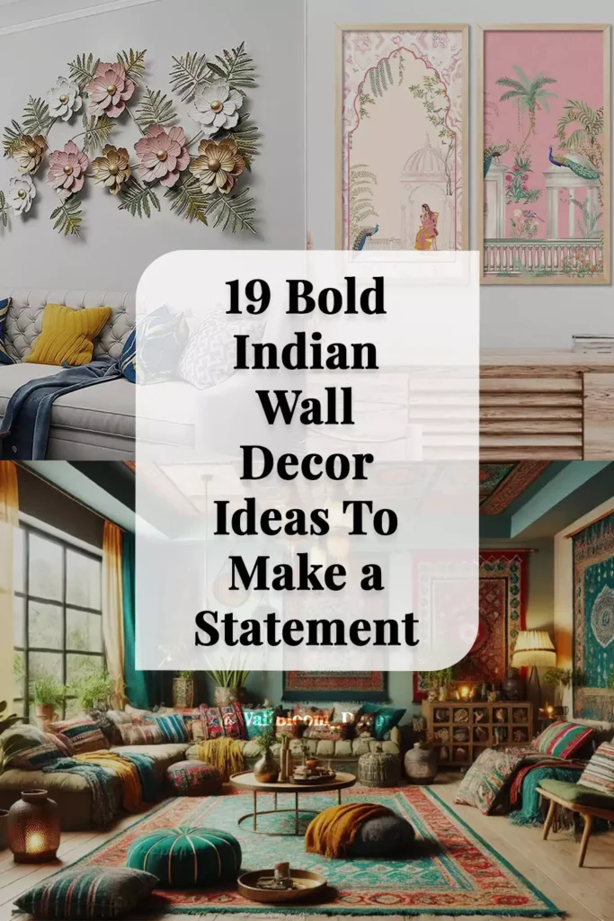 19 Bold Indian Wall Decor Ideas To Make a Statement