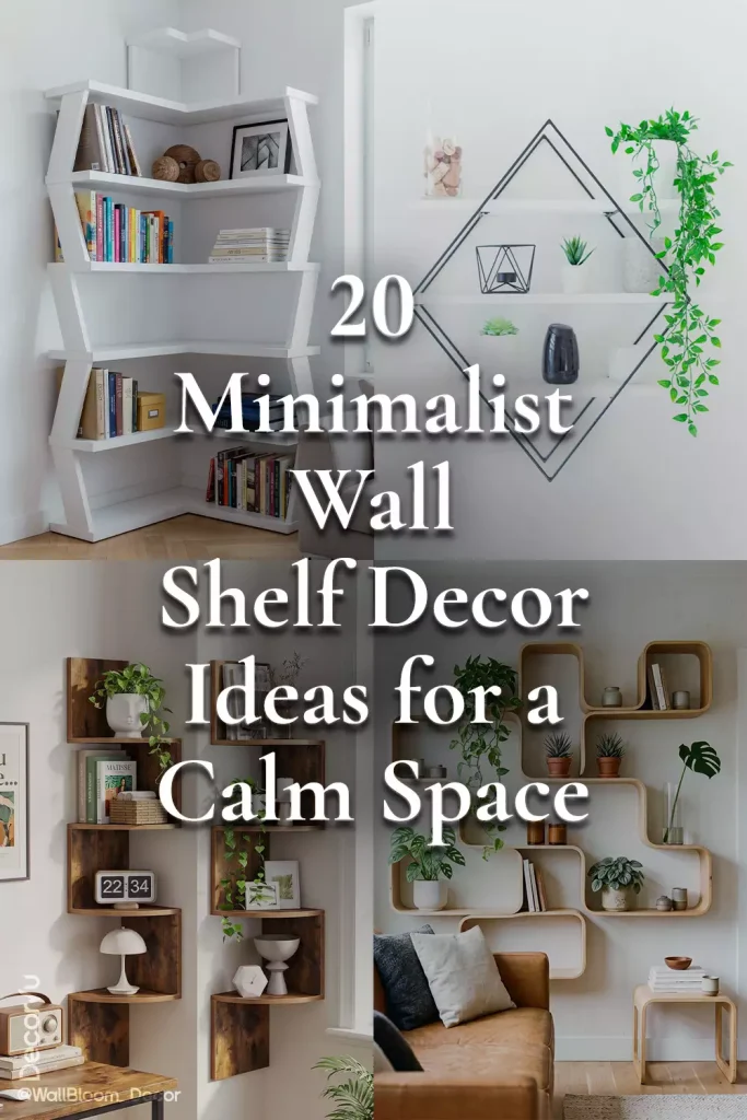 20 Minimalist Wall Shelf Decor Ideas for a Calm Space