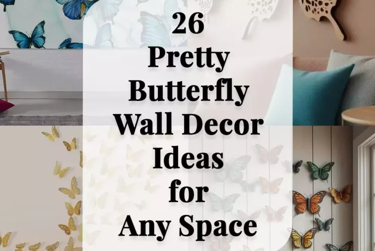26 Pretty Butterfly Wall Decor Ideas for Any Space