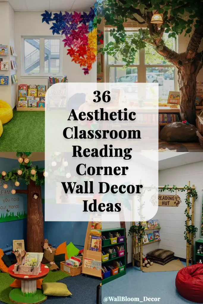 36 Aesthetic Classroom Reading Corner Wall Decor Ideas