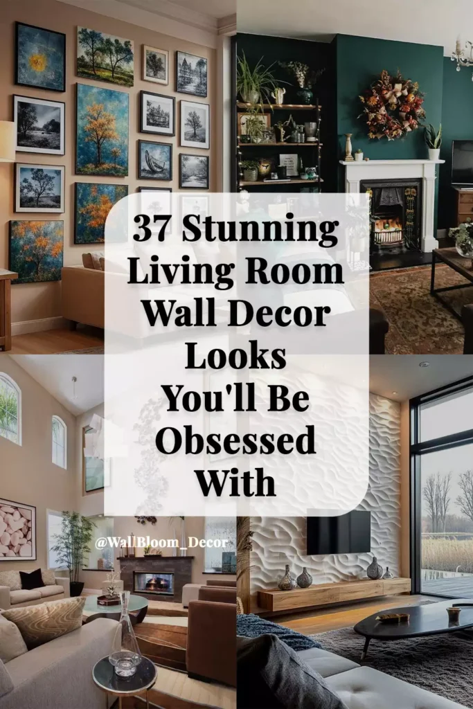 37 Stunning Living Room Wall Decor Looks You'll Be Obsessed With