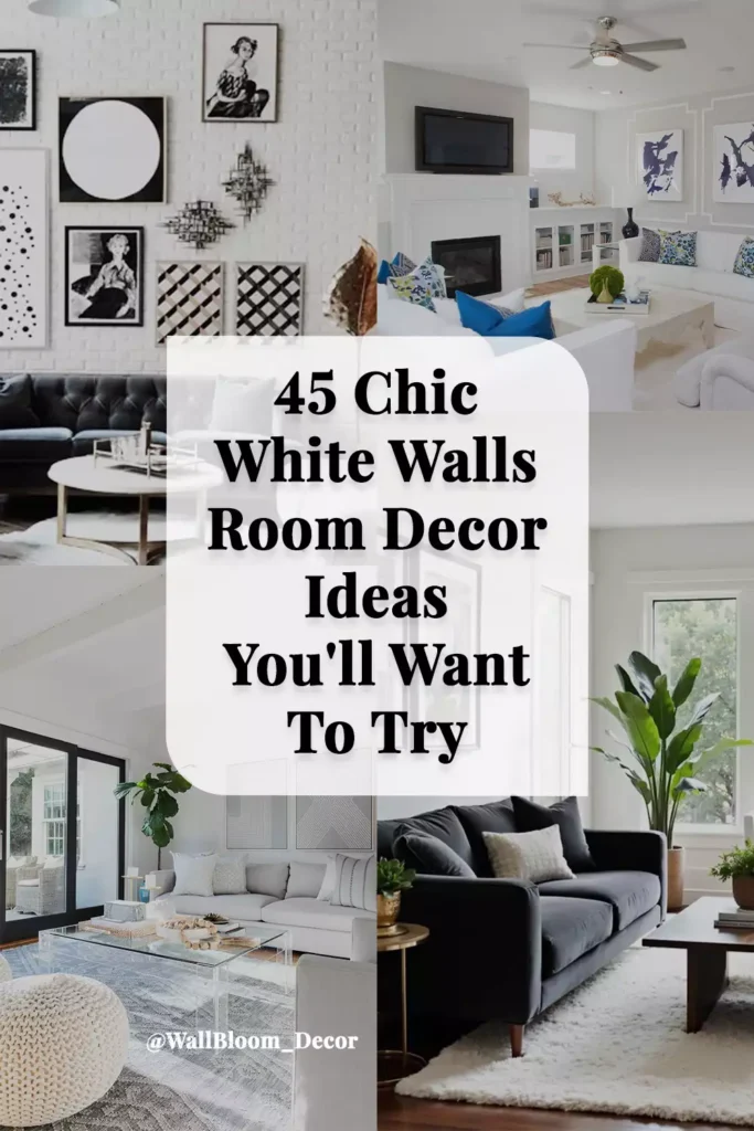 45 Chic White Walls Room Decor Ideas You'll Want To Try