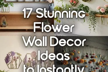 17 Stunning Flower Wall Decor Ideas to Instantly Elevate Your Space