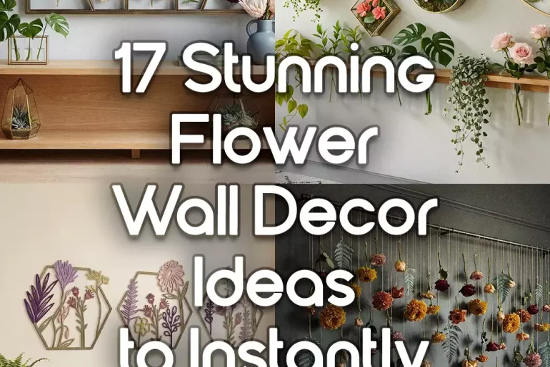 17 Stunning Flower Wall Decor Ideas to Instantly Elevate Your Space