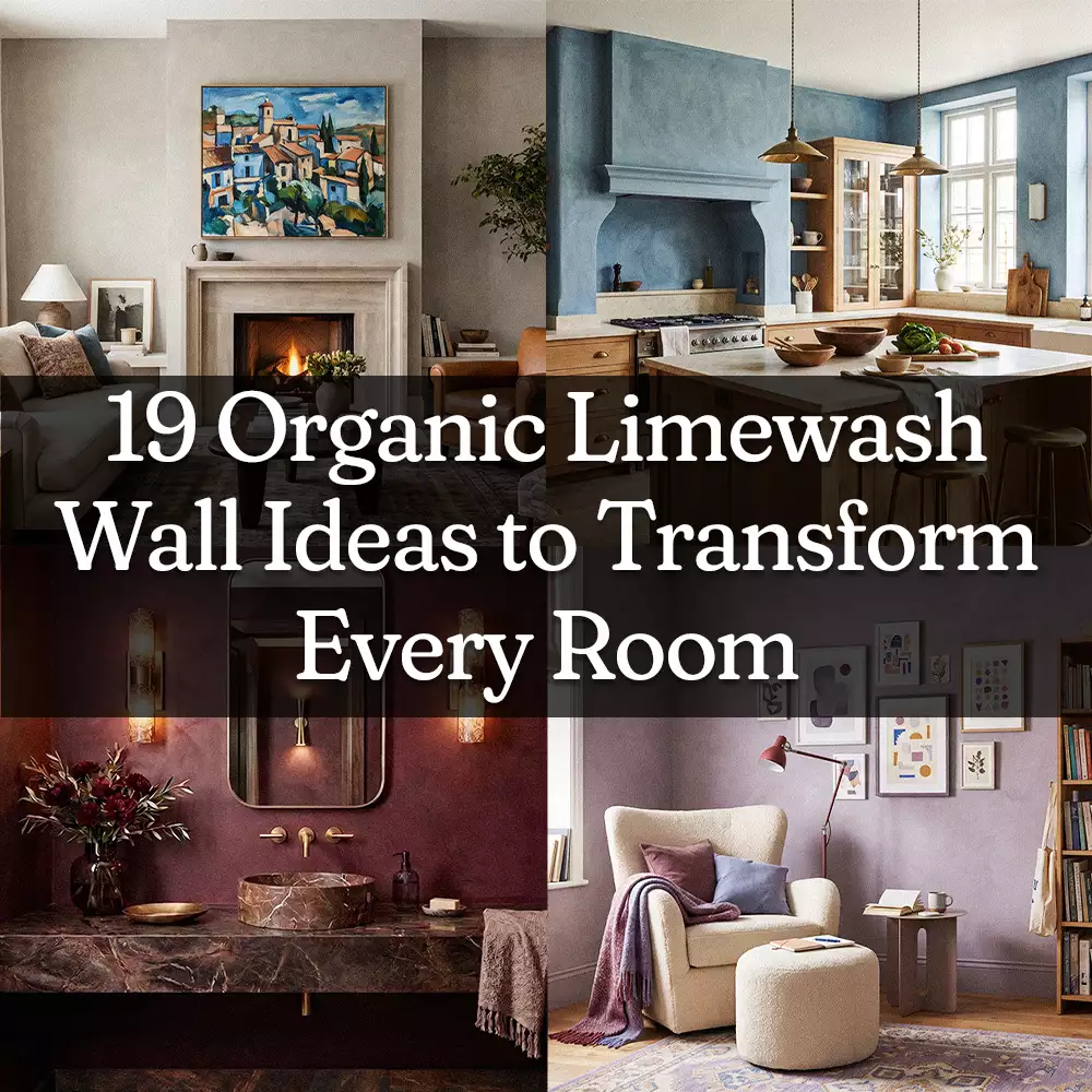 19 Organic Limewash Wall Ideas to Transform Every Room