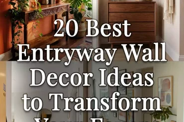 20 Best Entryway Wall Decor Ideas to Transform Your Foyer