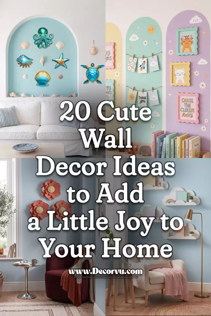 20 Cute Wall Decor Ideas to Add a Little Joy to Your Home