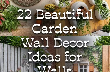 22 Beautiful Garden Wall Decor Ideas for Walls and Fences