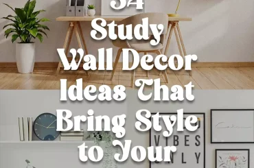 34 Study Wall Decor Ideas That Bring Style to Your Desk Area
